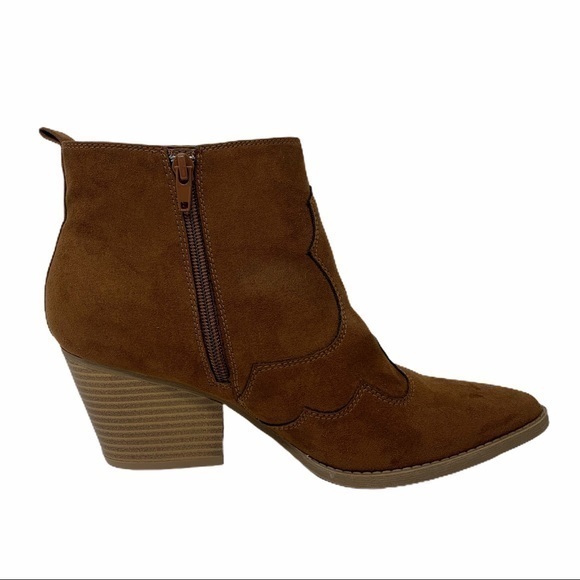 Kaari Blue Western Ankle Boots - Picture 5 of 11